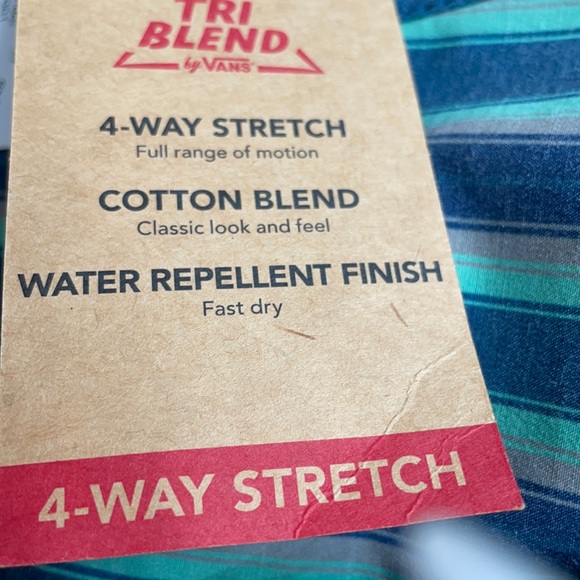 Vans men’s shorts striped 4 way stretch - Picture 11 of 11